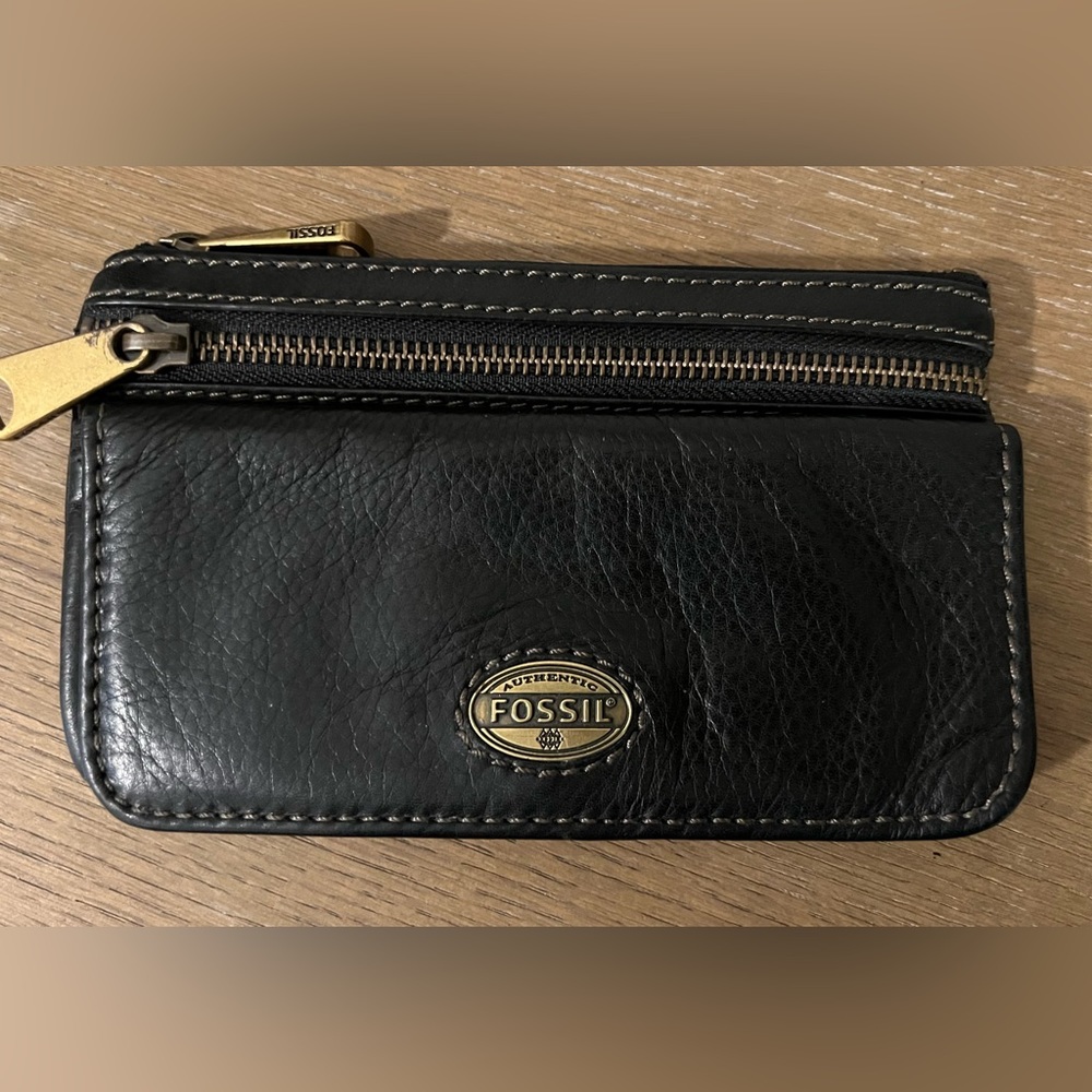 Fossil Black Leather Wallet